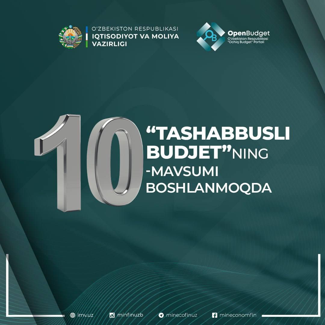 “Tashabbusli budjet”ning 2026-yilgi 1-mavsumi boshlanmoqda