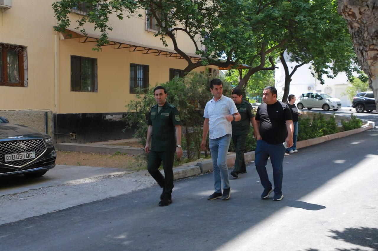 INSPECTION OF WORKS CONDUCTED IN “HUSNIOBOD” MAHALLA OF YUNUSABAD DISTRICT